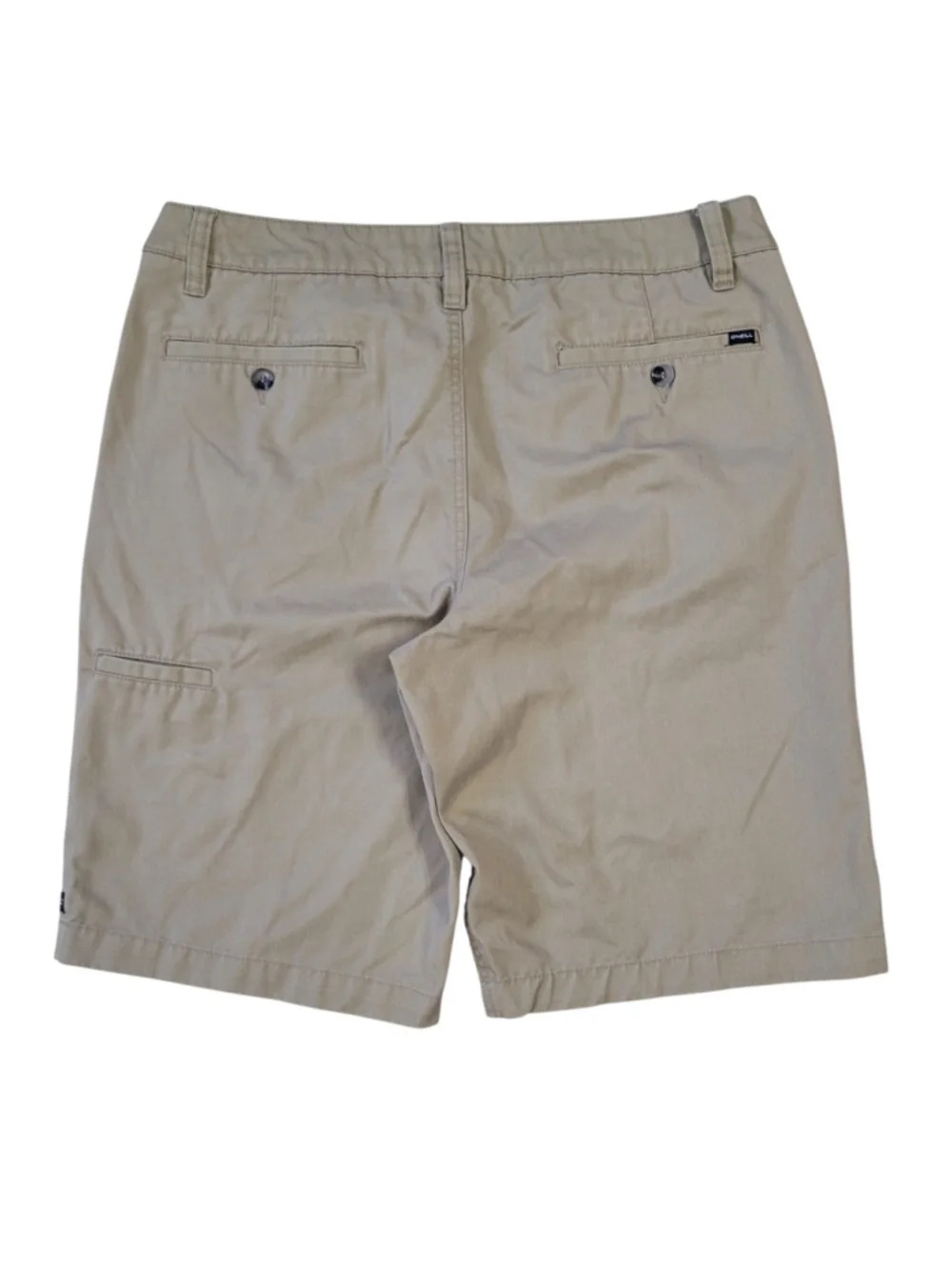 O'NEILL Men's Relaxed Fit Flat Front Zip-Fly Khaki Shorts Size 34 Inseam 10 - Picture 5 of 6